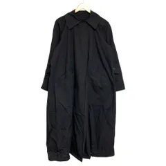 新品同様 TODAYFULトゥデイフル Tuck Over Trenchcoat タックオーバートレンチコート 12210005 サイズ38 ブラック レディース 古着 中古 USED