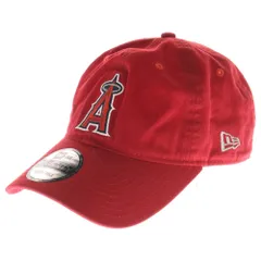 NEW ERA (ニューエラ) LOS ANGELES ANGELS 9TWENTY ロサンゼルスエンゼルス 6パネル キャップ 帽子 レッド