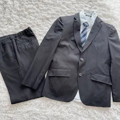160センチ　男の子　卒業式　卒服　voww スーツ　ブラック　ジャケット