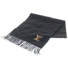 LOUIS VUITTON (ルイヴィトン) エシャルプ ジェラム カシミヤマフラー ストール ブラック M71280