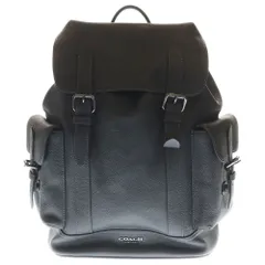 COACH (コーチ) バックパック ブラック レザー CB837