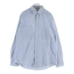 L.L.Bean (エルエルビーン) 80s-90s VINTAGE USA製 ストライプシャツ ブルー/ホワイト