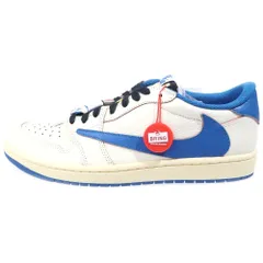 NIKE (ナイキ) ×Travis Scott ×fragment design Air Jordan 1 Low OG ×トラヴィススコット×フラグメントデザイン エアジョーダン1 OG ローカットスニーカー DM7866-104