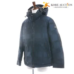 ■ ブラックレーベル クレストブリッジ ダウンジャケット アウター シャドーチェック メンズ LL ネイビー タグ付き 未使用