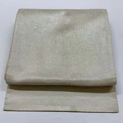 ［6902］袋帯 銀彩 シルバー 全通 正絹 着物 フォーマル