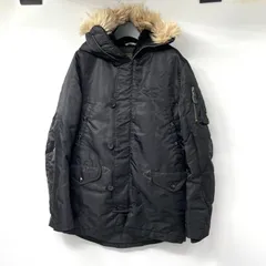 【中古】SCHOTT N-3B フライトジャケット サイズ38 ブラック M63157 ショット[17]