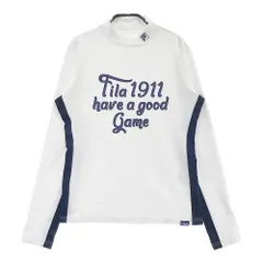 サイズ：M FILA GOLF フィラゴルフ  ハイネック長袖Tシャツ  ホワイト系 [240101619733] ゴルフウェア レディース ストスト