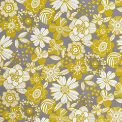 生地・ハギレ　花柄