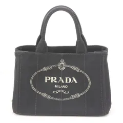 $$ PRADA プラダ カナパ ハンドバッグ ストラップ付 1BG439 ブラック