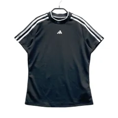 サイズ：L ADIDAS GOLF アディダスゴルフ 2024年 半袖Tシャツ  ブラック系 [241003000462] ゴルフウェア レディース ストスト