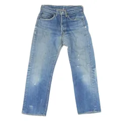 Levi's リーバイス ヴィンテージ オリジナル 501  BIGE 66前期 移行期 ボタン裏刻印無 デニム パンツ インディゴブルー系 サイズ表記無【中古】