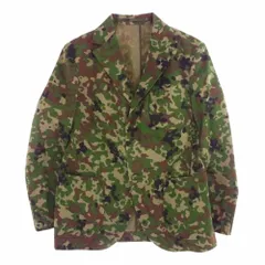 EVISU エヴィス カモフラ 迷彩柄 テーラード ジャケット グリーン系 46【中古】のサムネイル