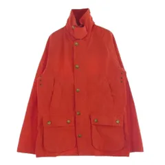 Barbour バブアー 1501137 OVERDYED SL BEDALE JACKET ビデイル ジャケット スリム ノンオイルド クロス レッド系 34 レッド系 34【中古】