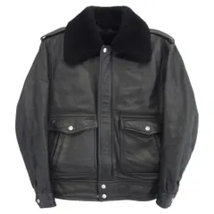 KADOYA カドヤ K's Leather ケイズ レザー 襟ボア ライナー付き レザー ライダース ジャケット ブラック系 M【中古】