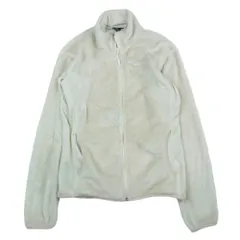 MARMOT マーモット ロゴ刺繍 ジップアップ  フリースジャケット オフホワイト系 M【中古】