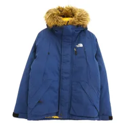 THE NORTH FACE ノースフェイス ND91530 ELEBUS JACKET エレバス ファーフード ダウン ジャケット ネイビー系 M【中古】