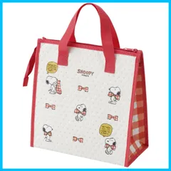 【在庫処分】スヌーピー 26.5×27㎝ リボン バッグ 保冷 不織布 FBC1-A ランチバッグ スケーター(Skater)