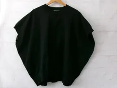 【中古】【ﾀｸﾞ付】 mizuiroind ﾐｽﾞｲﾛｲﾝﾄﾞ ｶｯﾄｿｰ ﾄﾞﾙﾏﾝｽﾘｰﾌﾞ 半袖 1-220040 ﾌﾞﾗｯｸ f 991881061