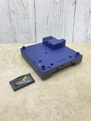 任天堂 ニンテンドー ゲームボーイプレイヤー バイオレット ゲームボーイソフト付き 動作品 0209-401