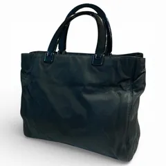 PRADA プラダ　クラシック三角ロゴ ハンドバッグ　ブラック　ナイロンキャンバスキングラム[68]