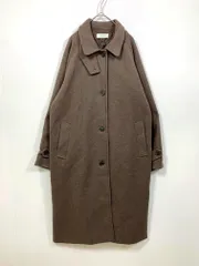 MONO-MART モノマート 定価11000円 ニットメルトンオーバーサイズステンカラー コート モカ  ◆■レディース