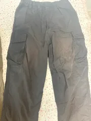 UNIQLO U ワイドフィットパラシュートカーゴパンツ ブラック カーキ ベージュ Sサイズ