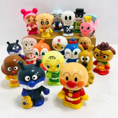 BANDAI バンダイ アンパンマン ほかほかアンパンマン 大集合! ほかほかピープー シリーズ  18体セット まとめ売り ソフトビニール 指人形 フィギュア