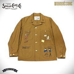 シュガーケーン 11オンス ブルーデニム ワークコート 未使用 38 