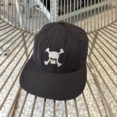 OAKLEY / 90’-00’s usa製 cap size Free オークリー　キャップ　スカル　ナイロン　オールド　アーカイブ　テック系　vintage  ビンテージ　ユニセックス　B系　ダンサー　スケーター　刺繍ロゴ