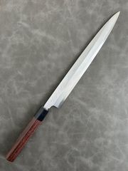270mm 切付柳刃包丁 鏡面 天然木八角柄 刺身包丁 全鋼 和包丁 - メルカリ