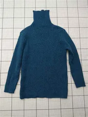 ◇ ⊇ セレクトモカ SELECT MOCA タートルネックリブニット ブルー系 レディース E  【1512190009798】