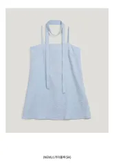 (新品/最終) TWEEミュン タイ セット ビスチェ ONE PIECE スカイブルー