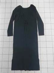 ◇ Θ ビューティ＆ユース ユナイテッドアローズ BFC リブマキシワンピース ブラック系 レディース E  【1601150027719】