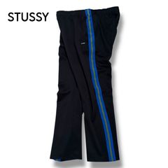 Stussy ナイロンパンツ トラックパンツ サイドストライプ - メルカリ