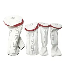 TAYLOR MADE テーラーメイド STEALTH ヘッドカバー 4点セット  ホワイト系 DR×1 FW×1 UT×2 [240101599969] ゴルフウェア ストスト