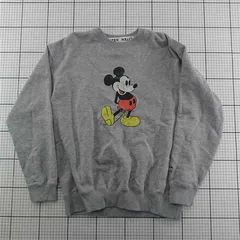 ◇ Θ シテン CITEN ディズニー ミッキーマウス スウェット グレー系 Mサイズ メンズ E  【1601150028532】