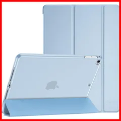 【在庫処分】スマートケース ３つ折り 保護カバー TPUバックカバー 1 2 Air スタンド機能 iPad iPad 2017 - 5世代 2018/ 6世代 スカイブルー ケース、iPad 9.7 ProCase