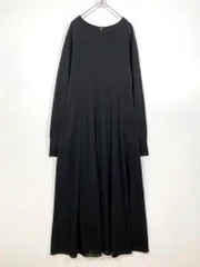 URBAN RESEARCH アーバンリサーチ NL16-26D0009 スナップボタン サーマル 長袖 カットソー ワンピース sizeF/黒 ■◇レディース