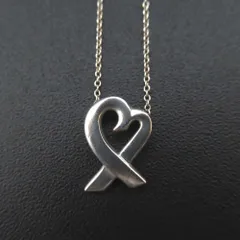 美品 Tiffany&co ティファニー パロマピカソ ラビングハート ネックレス ペンダント 925SV シルバー レディース 古着 中古 USED
