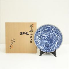 中国明時代 古染付 中皿 木箱付 タサオ w14.8㎝ 東S8-0710☆2F - メルカリ