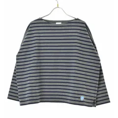 【ORCIVAL】ボーダー ボートネックワイド バスクシャツ長袖カットソー