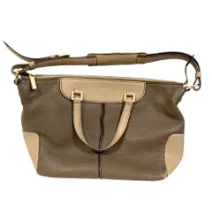 良品 TOD'S トッズ レザー 2WAY ハンドバッグ ショルダーバッグ ブラウン レディース 古着 中古 USED