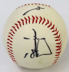 西武ライオンズ 工藤公康 背番号47 レプリカサインボール レトロ