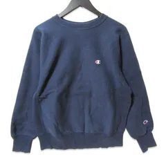 Champion チャンピオン スウェット USA製 刺繍タグ リバースウィーブ 裏起毛 90s ネイビー M 27112637