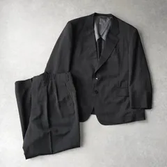 イヴ サンローラン ヴィンテージ シングル テーラードジャケット ツータック スラックス セットアップ グレー メンズ