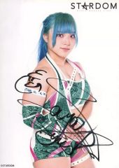 ゴ*グ様 【新柄】 スターダム STARDOM 姫ゆりあ 直筆サイン入り STARDOM 姫ゆりあ直筆サイン入りポートレート宇都宮限定