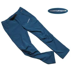 新品展示品1.5万円 NORTH FINDER ノースファインダー PETE 耐水圧10,000mm ソフトシェル 3レイヤー パンツMインクブルー 3881OR