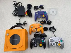 ゲームキューブ 本体 オレンジ 動作品　コントローラー4点　ゲームボーイプレイヤー　スタートアップディスク付き