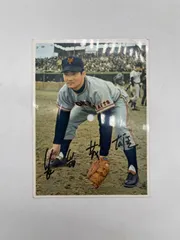 少年ブック　9月特大号ふろく　長島選手レコード　声の出るスター・ブロマイド　長嶋茂雄　右打　読売ジャイアンツ　スター　ブロマイド　メモリーシート　音声　野球　野球選手　追悼　レコード　昭和レトロ　昭和　レトロのサムネイル