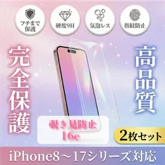 【2枚セット】iPhone16e ガラスフィルム 強化ガラス 保護フィルム 硬度9H 指紋防止 気泡レス 高透明 全面保護